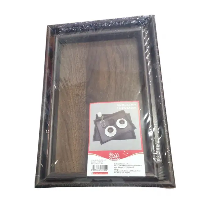 BALSA AHŞAP TEPSİ BLS-KT02 2 Lİ