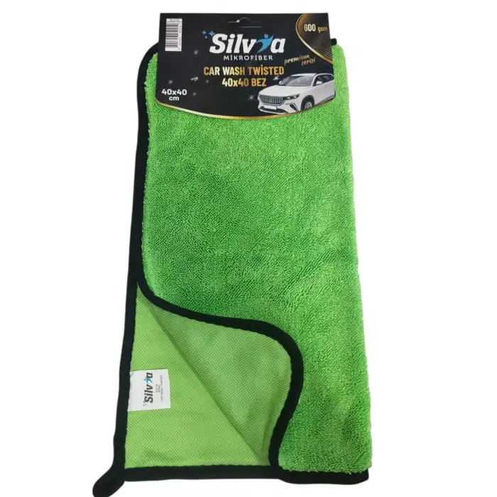 SİLVİA MİKROFİBER TEMİZLİK BEZ CAR WASH TWİSTED 40X40 SLV-16