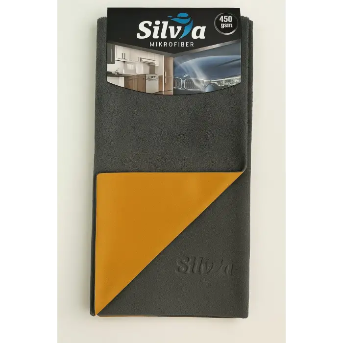 SİLVİA MİKROFİBER TEMİZLİK BEZİ ÇİFT YÖNLÜ 40X60 SLV-30