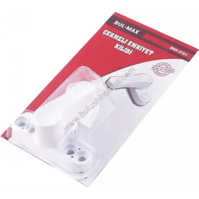 BUL-MAX EMNİYET KİLİDİ ÇEKMELİ BEYAZ BMX-3751