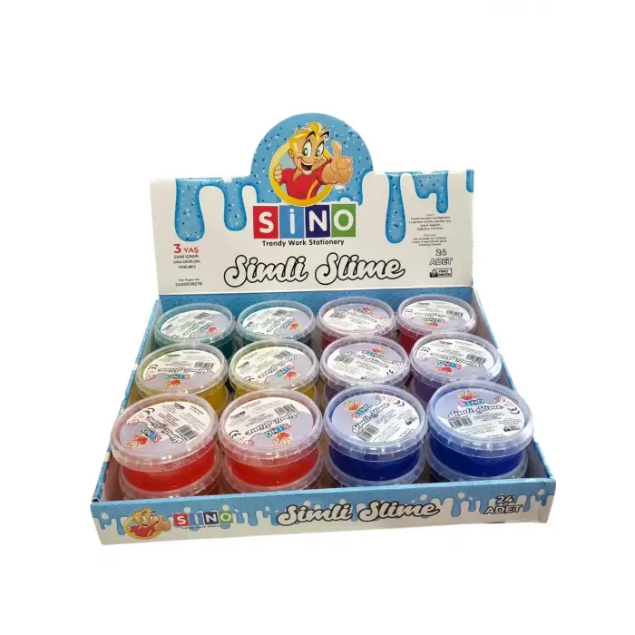 SİNO SİMLİ SLİME 140 GR SLM-0028 (PKT-24 LÜ)