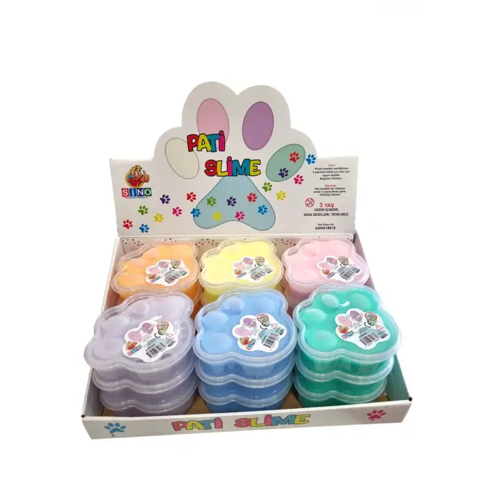 SİNO NEON PATİLİ SLİME SLM-086 (PKT-18 Lİ)
