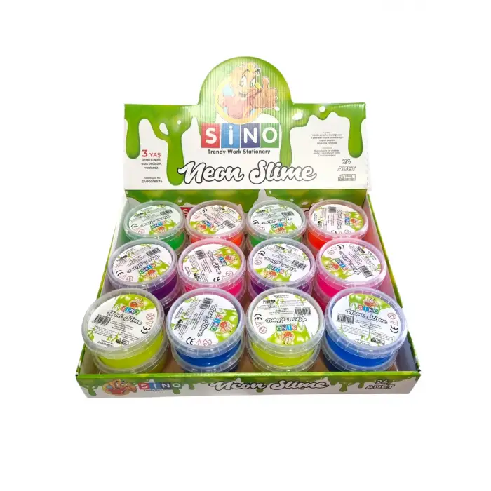 SİNO NEON SLİME 140 GR SLM-0013 (PKT-24 LÜ)