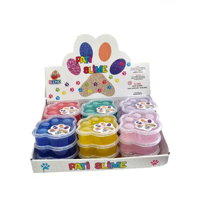 SİNO NEON PATİLİ SLİME SLM-087 (PKT-18 Lİ)