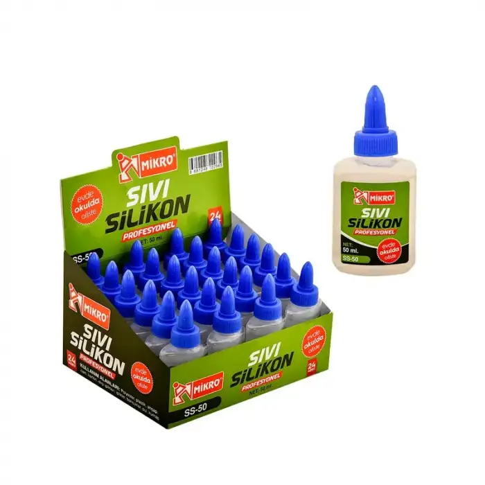 MİKRO SIVI SİLİKON 50 ML SS-50 (PKT-24LÜ)