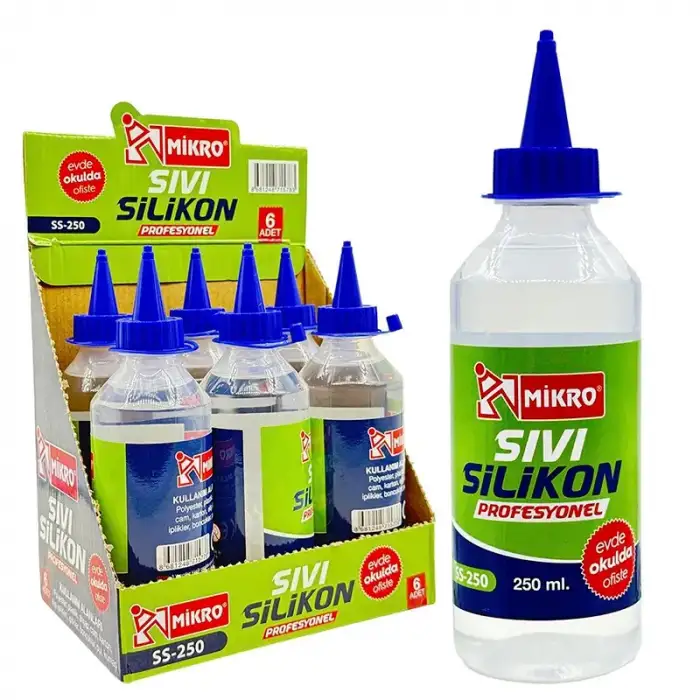 MİKRO SIVI SİLİKON 250 ML SS-250 (PKT-6LI)