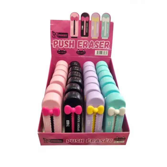 MİKRO SPOOKY SUGAR SÜRGÜLÜ SİLGİ ER-3217 (PKT-24LÜ)