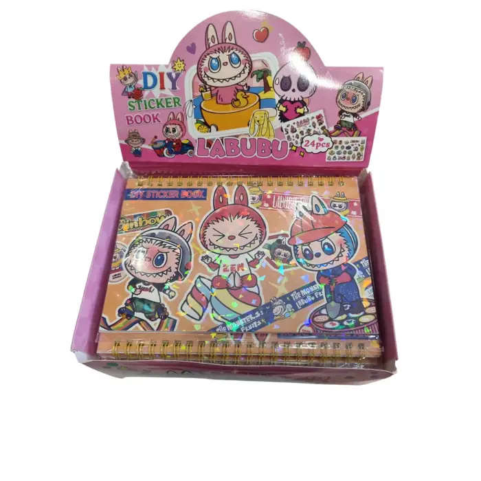 LABUBU STİCKER DEFTER MSY-636 (PKT-24LÜ)