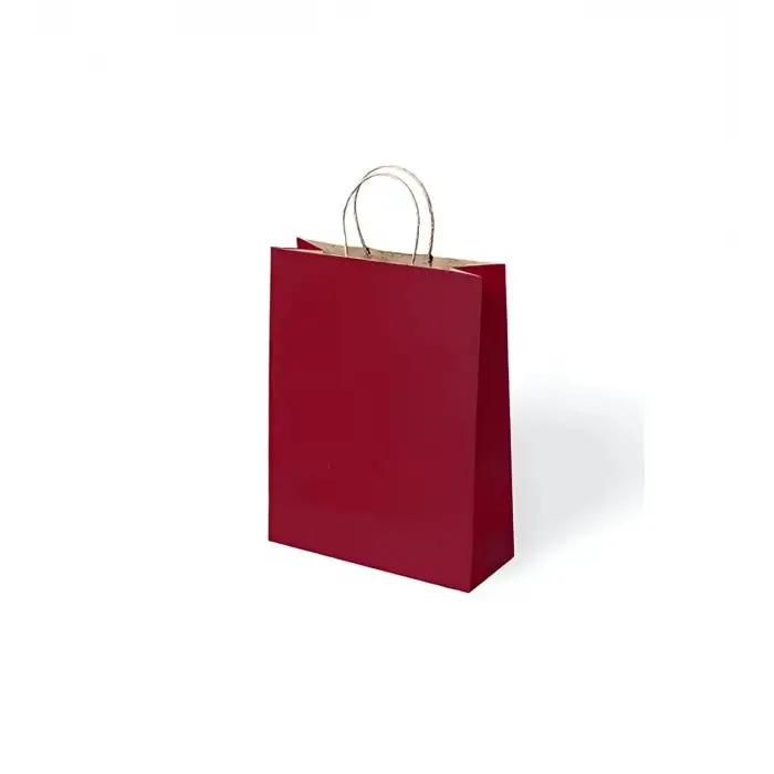 KİKA HEDİYE POŞETİ 15X8X20 BORDO (PKT-24 LÜ)