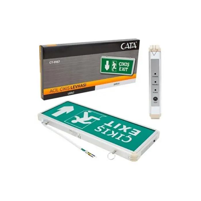 CATA ACİL ÇIKIŞ LEVHASI 3W LEDLİ CT-9167