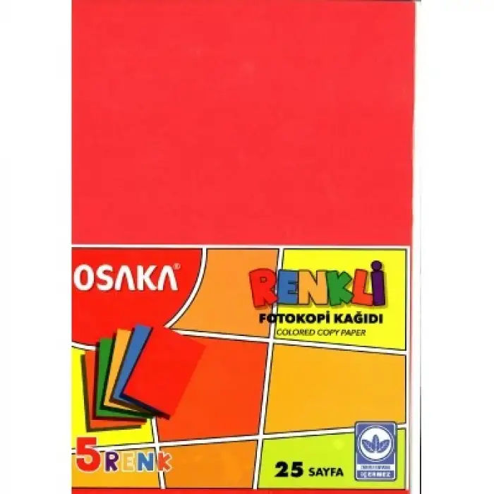 OSAKA 20X30 25 Lİ RENKLİ FOTOKOPİ KAĞIDI ORF-025