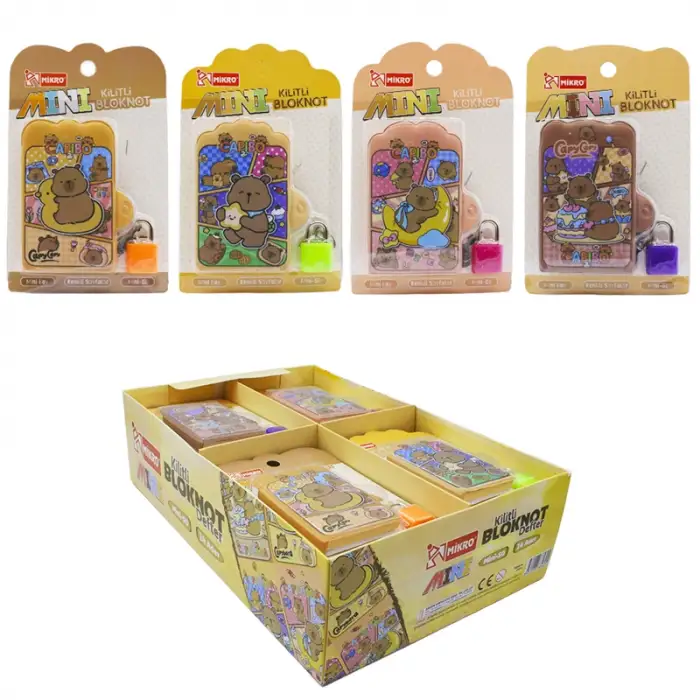 MİKRO CAPYBARA MİNİ NOT DEFTERİ MİNİ-50 (PKT-24LÜ)