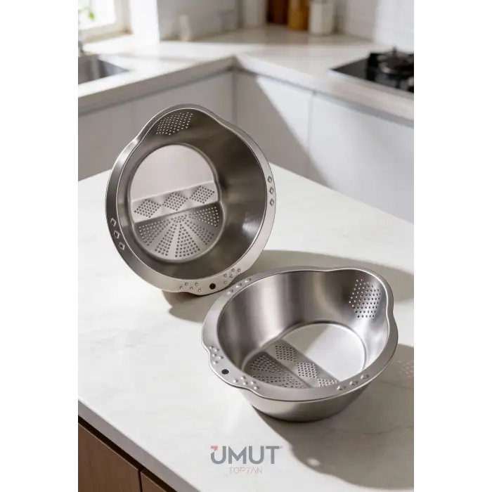 IVORY ÇELİK SÜZGEÇ PİRİNÇ IVO-SZG403