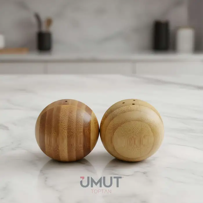 IVORY BAMBU TUZLUK SETİ İKİLİ BMB-221