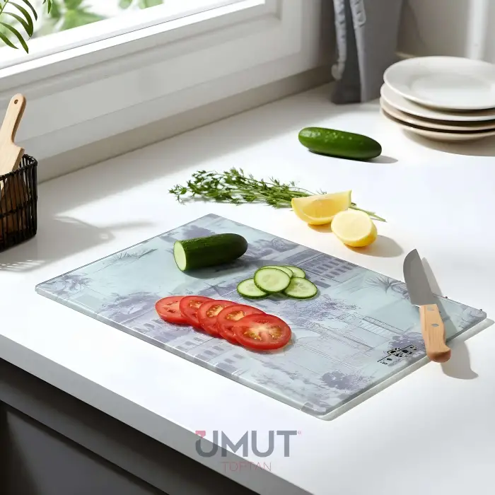 IVORY CAM KESİM PANOSU ÇİÇEK DES.25X35 CM CAM-159