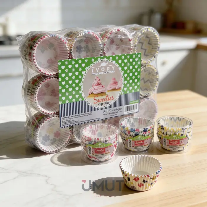 IVORY MUFFİN KEK KALIBI 100 LÜ IVO-CK101(PK-12 Lİ)