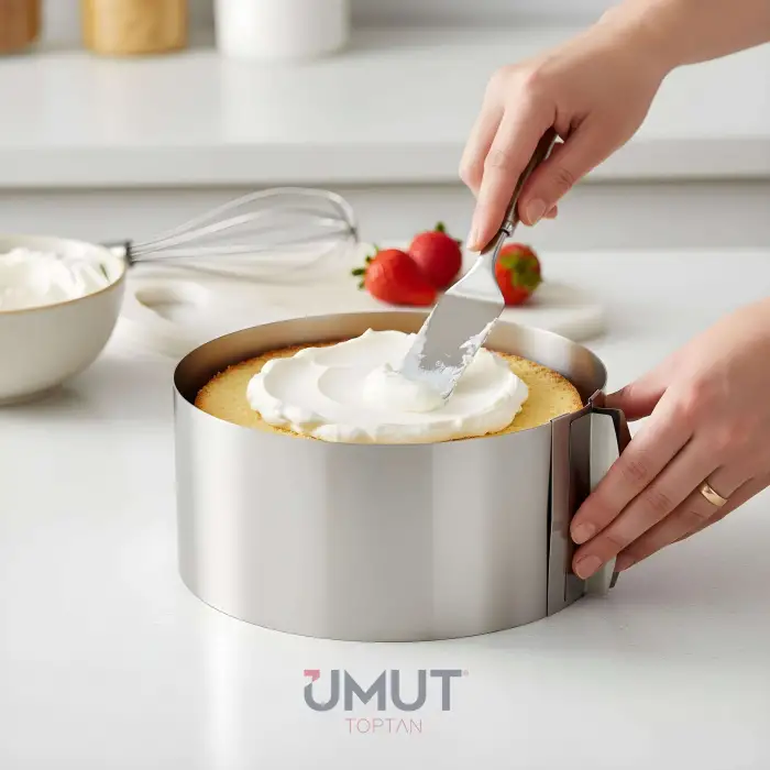 IVORY AYARLANABİLİR KEK KALIBI YUVARLAK IVO-EKK134