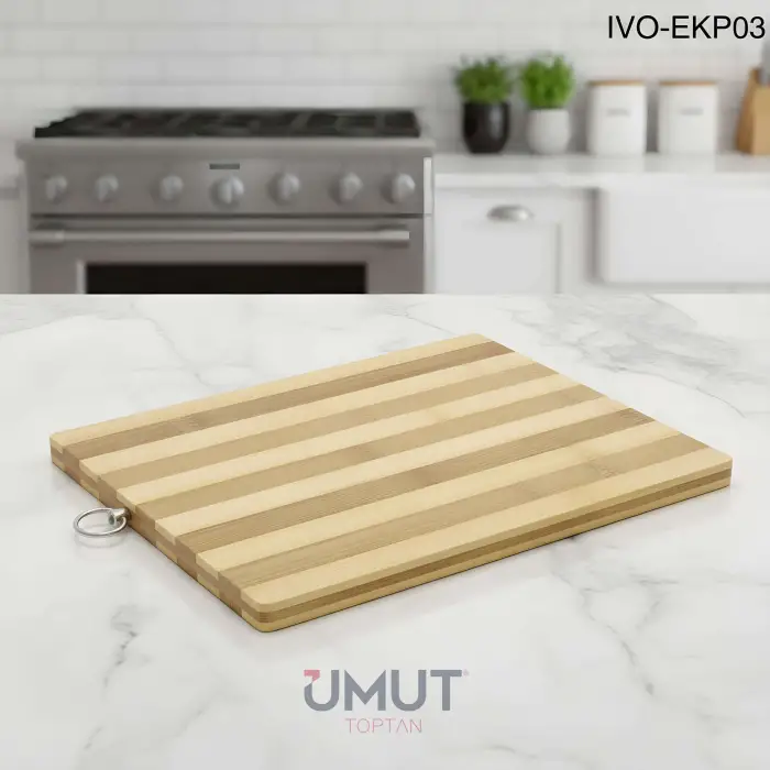 IVORY BAMBU KESİM PANOSU ZEBRA 18X28 CM EKP-03