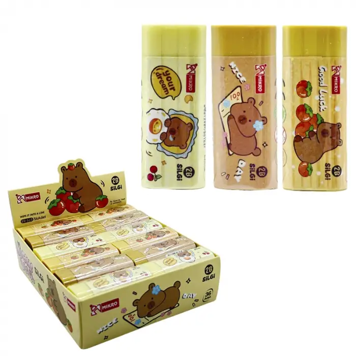 MİKRO LUCKY BEAR SİLGİ ER-523 (PKT-36LI)