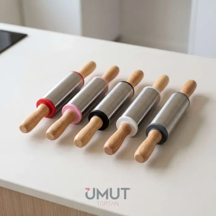 IVORY BAMBU SAPLI ÇELİK MERDANE SMALL PST-279