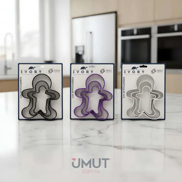 IVORY KURABİYE KALIBI JUMBO 3 PARÇA PST-293