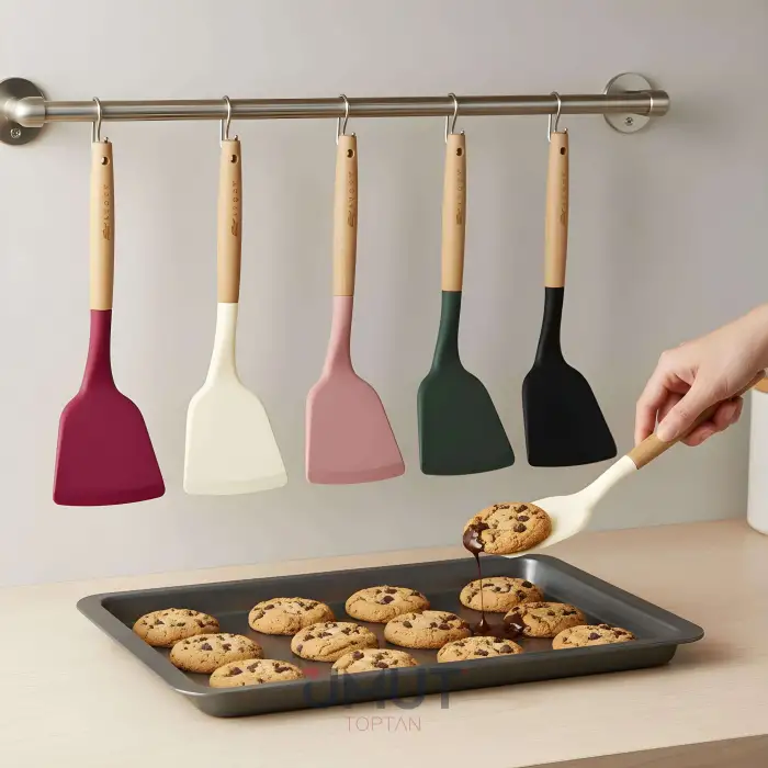 IVORY BAMBU SAPLI SİLİKON MİNİ SPATULA IVO-SL193