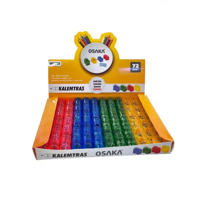 OSAKA TEKLİ KALEMTIRAŞ OKT-728 (PKT-72Lİ)