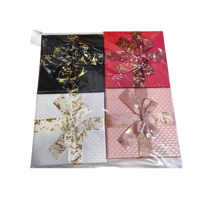 BELLA HOUSE HEDİYE KUTUSU KARE K-8665 (PK-4 LÜ)