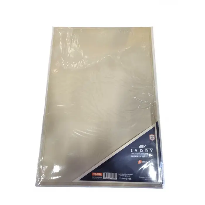 IVORY AMERİKAN SERVİS SETİ MAT 4 LÜ IVO-5596