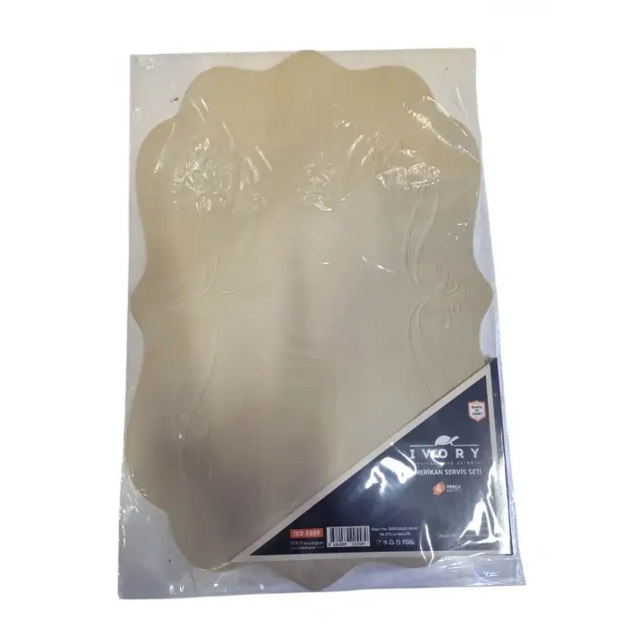 IVORY AMERİKAN SERVİS SETİ MAT 4 LÜ IVO-5589