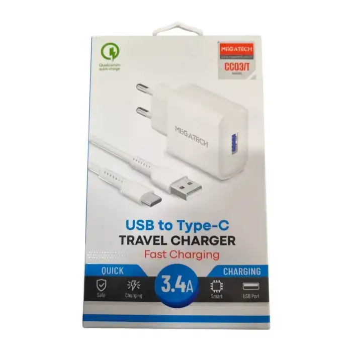 MEGATECH EV ŞARJ SETİ 3.4 AMPER MİCRO