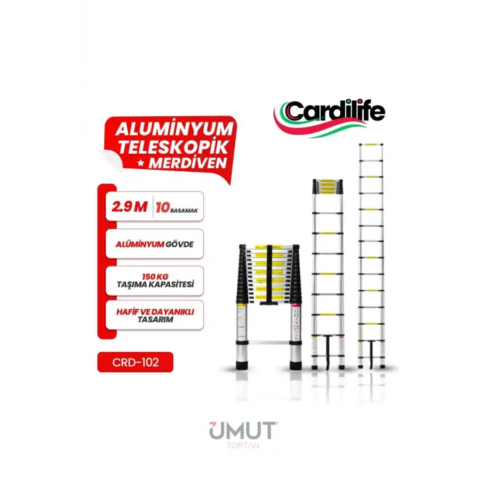 KATLANIR MERDİVEN 2,9 MT 10 BASAMAK