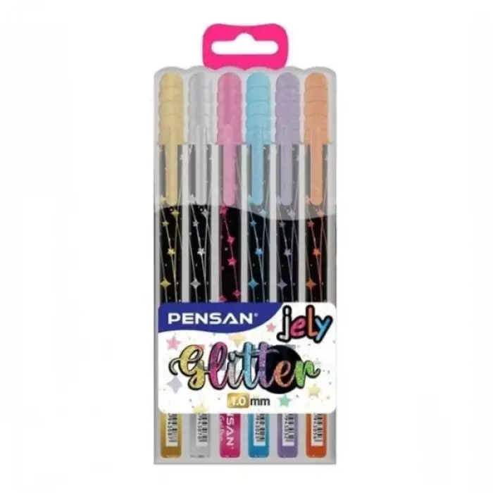 PENSAN SİYAH JELY SİMLİ JEL KALEM (PKT-12 Lİ )