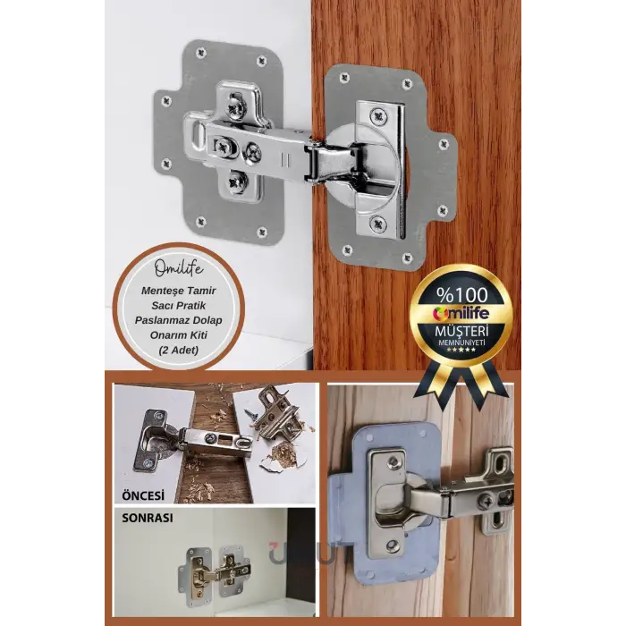 OMİLİFE MENTEŞE TAMİR SACI 2 Lİ PLS01-250