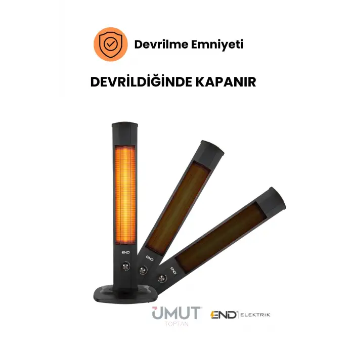 END DİKEY ISITICI 2000W (SOBA) 6070-C