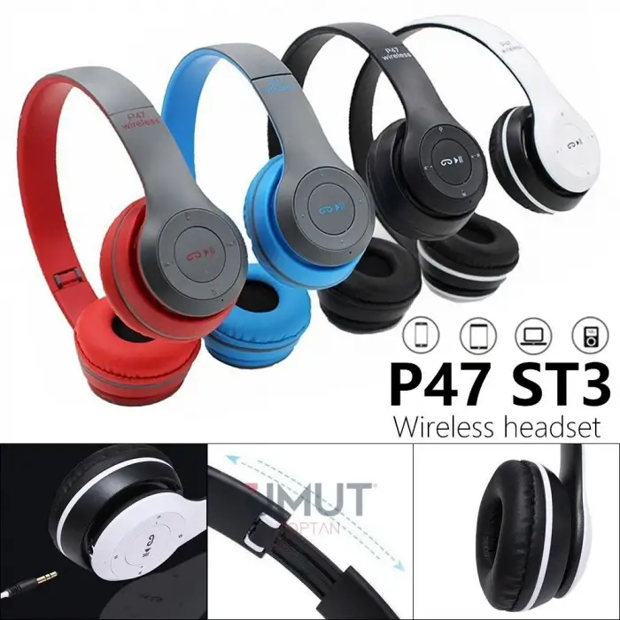 WİRELESS HEADPHONES BLUETOOTH KULAKLIK ST3-P47
