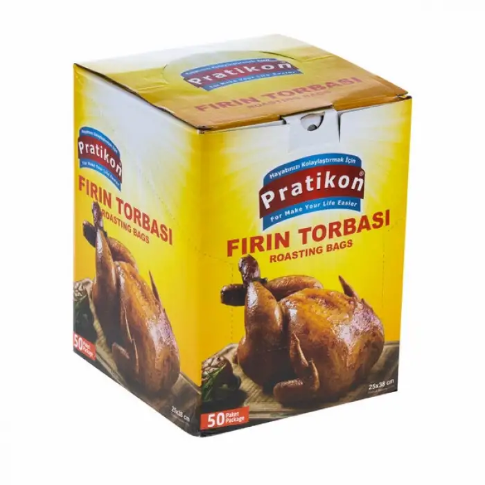 PRATİKON FIRIN TORBASI 8 Lİ PR-3080 (KUTU-50 Lİ)
