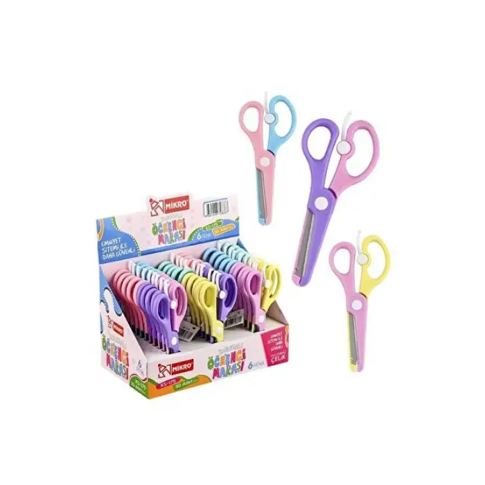 MİKRO KORUMALI ÖĞRENCİ MAKASI KS-175