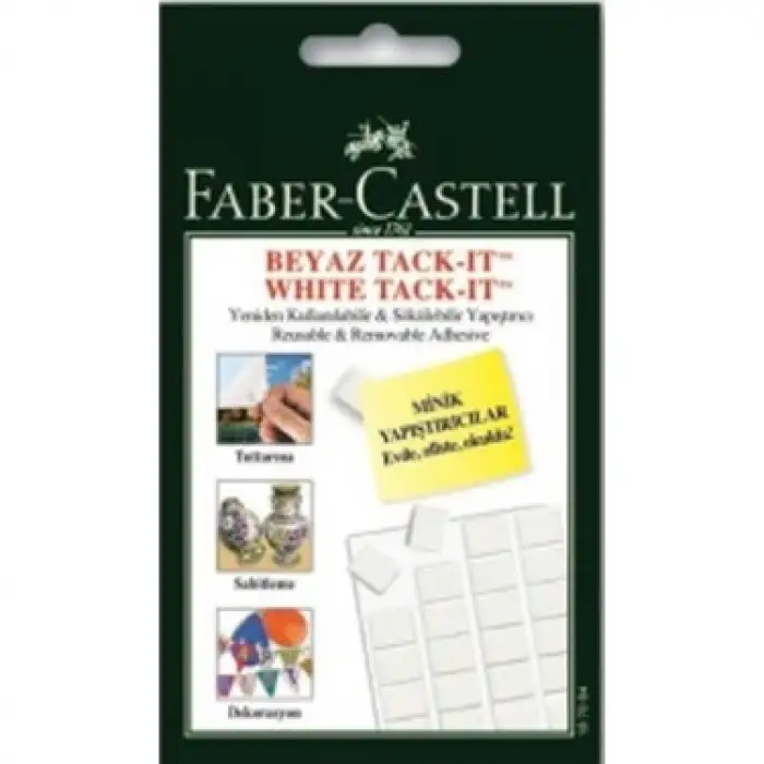 FABER BEYAZ TACK-IT YAPIŞTIRICI 50 GR (PKT-25 Lİ)