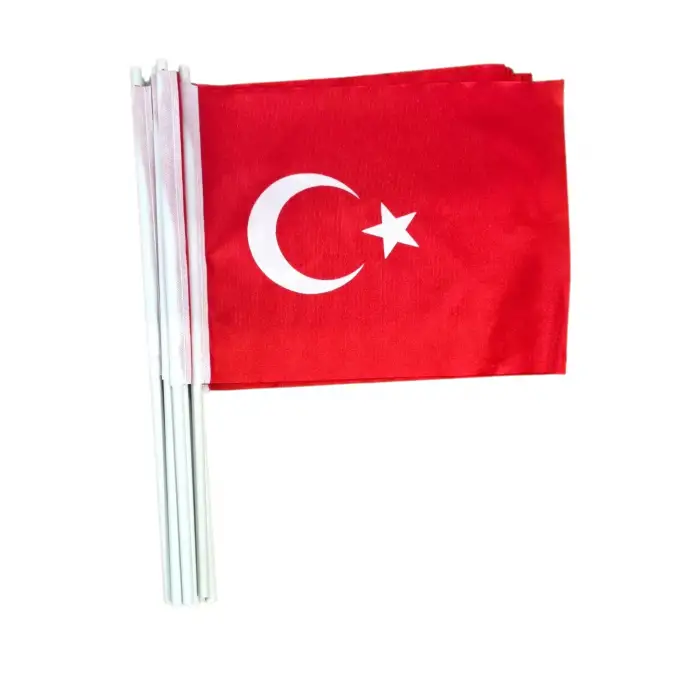 VATAN 30X45 SAPLI RAŞEL BAYRAK VT-238 (PKT-10LU)