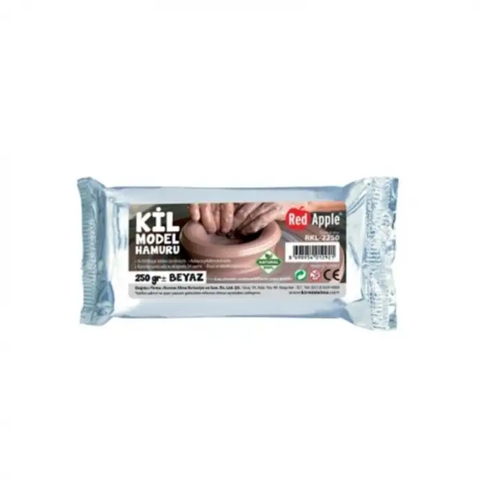 RED APPLE SERAMİK KİL 250 GR BEYAZ RKL-250B