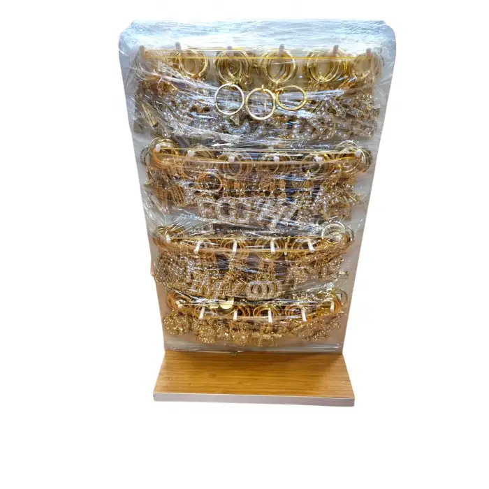 METAL HARFLİ TAŞLI GOLD RENK ANAHTARLIK (STD-288)