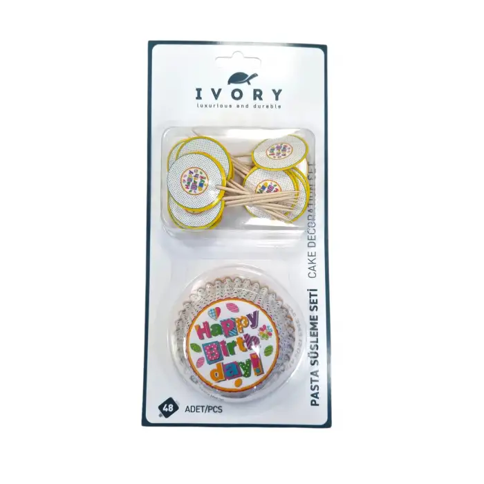 IVORY PARTİ KÜRDANLI KAĞIT KEK KAPSÜLÜ IVO-CK171