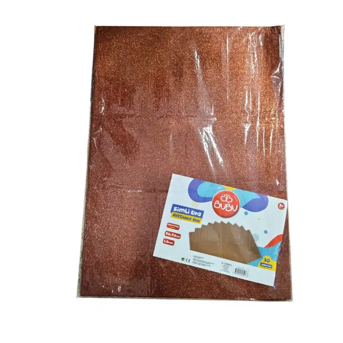 BU-BU 50X70CM YAPIŞKANLI SİMLİ KAHVE EVA 10 LU EV-0029