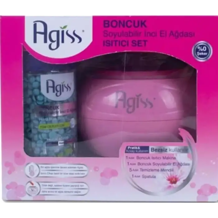 AGİSS SİR AĞDA BONCUK ISITICILI SET KUTULU