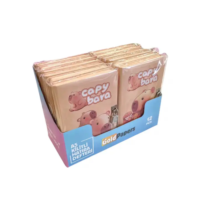 KİLİTLİ HATIRA DEFTERİ MRB-2230A (PKT-12 Lİ )