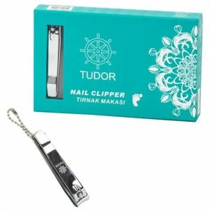 TUDOR TIRNAK MAKASI BÜYÜK BEYAZ TD-603F(PKT-12 Lİ)