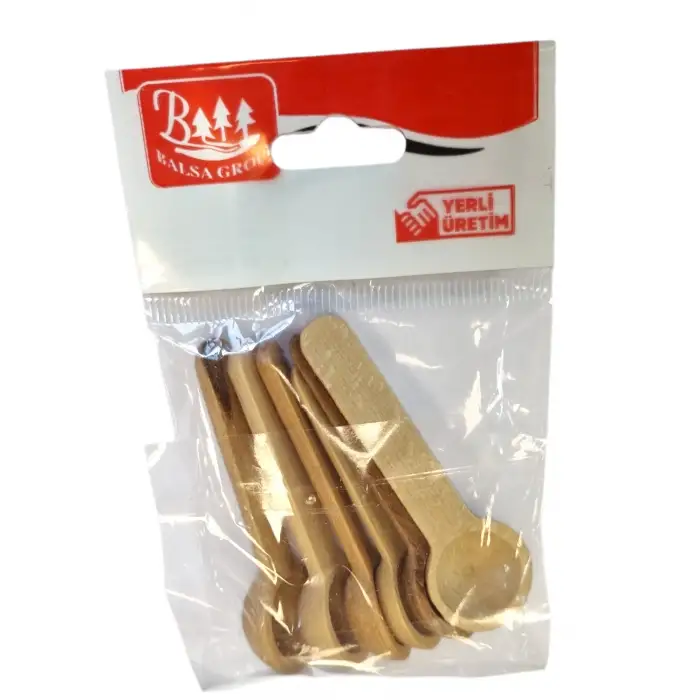 BALSA AHŞAP ÖLÇEK KAŞIĞI 6 LI BLS-OLC06