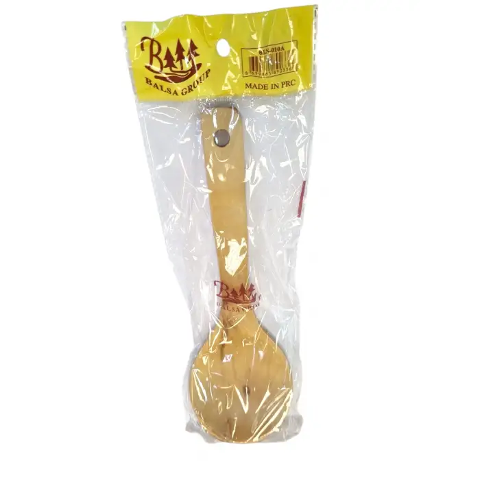 BALSA AHŞAP KAŞIK VERNİKLİ 22 CM BLS-010A