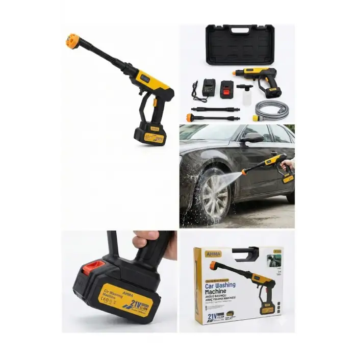 AHMA AKÜLÜ BASINÇLI ARAÇ YIKAMA MAKİNESİ A-130